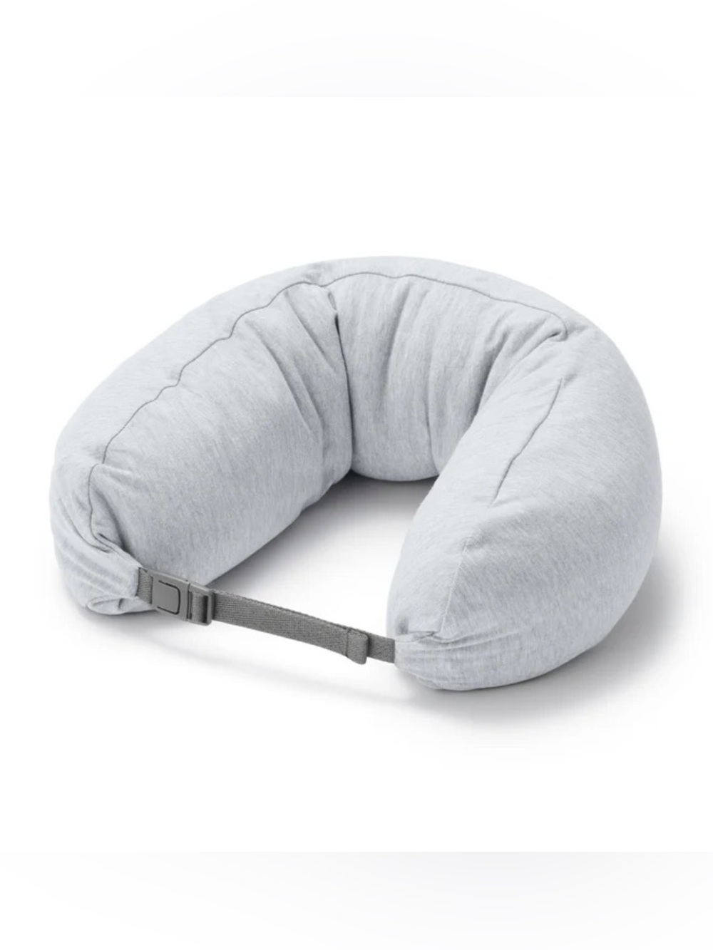 Muji Grey Neck Cushion with Adjustable Strap